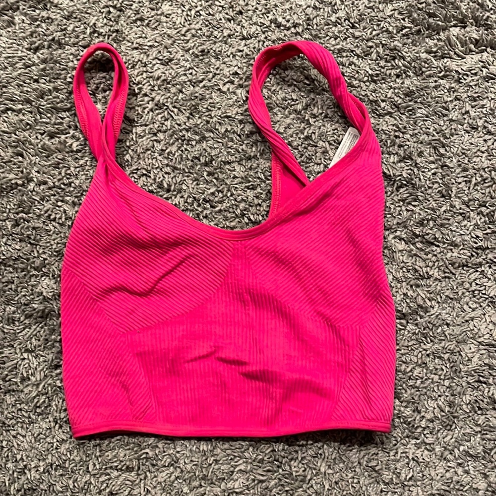 Hot pink tank top